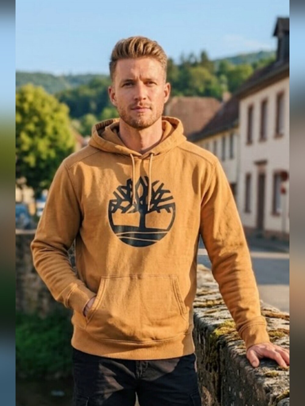 Timberland Men's Hoodie Sweater Sz L.